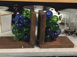 Retro Lucite Bookends