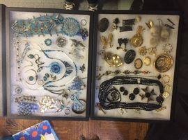 Silver and costume jewelry