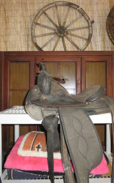 Big Horn Western Padded Seat Trail Leather Horse Saddle 