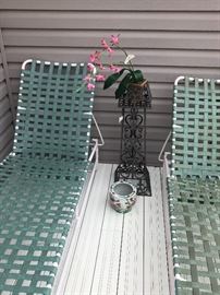 Vintage Brown Jordan Patio Chaise Loungers ~ Three Available