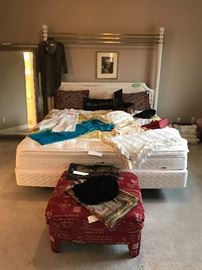 KING Size Select Comfort Mattress ~ 1980's Henredon KING Size Headboard