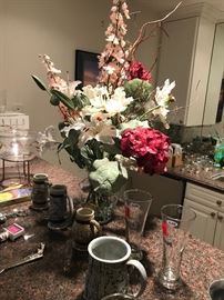 Assorted Bar Ware And Steins