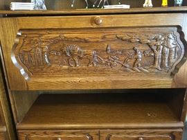 Detailed Carving Bookcase, from Germany