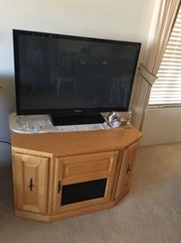 TV Stand & 42" Flat Screen TV