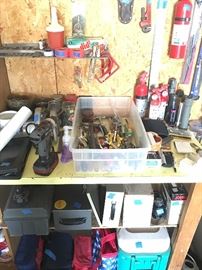 Small hand tools, lock boxes, etc.