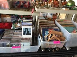 CD's, Record Albums