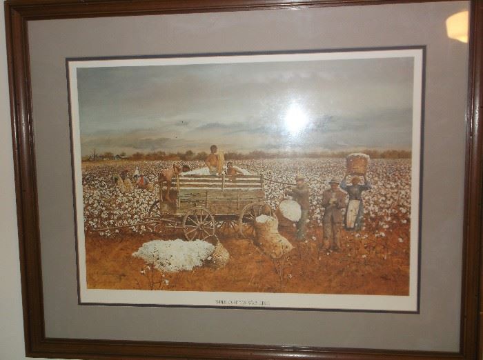 Jack DeLoney print "When Cotton Was King"