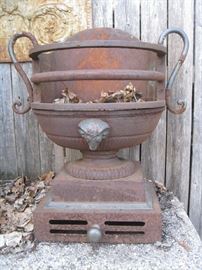 Cast iron firebox