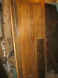 Part of Quarter Sawn Oak Panel Room