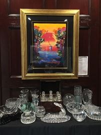 -Peter Max ‘Better World III’ mixed media circa 1999..