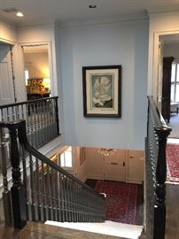 -after John James Audubon ‘Iceland or Jer Falcon’ Chromolithograph No.13-2 Plate #19 circa 1860..