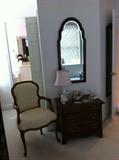Henrendon nightstand, mirror and one of 2 matching chairs.