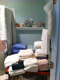 towels and bathmats, many with original tags