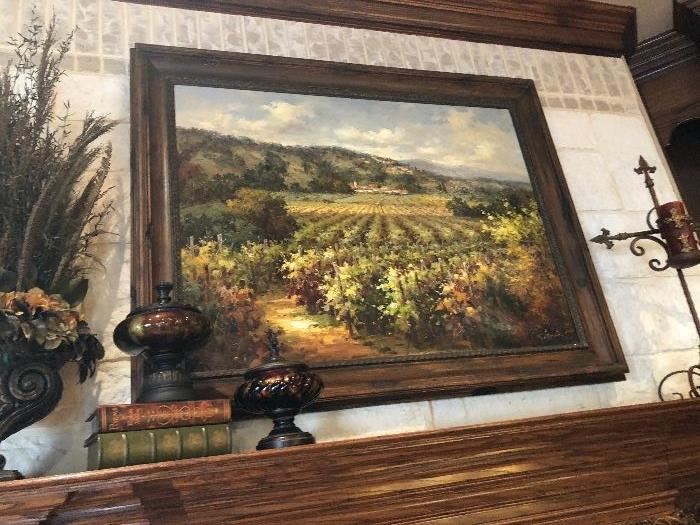 Large original signed oil painting