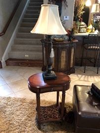 Nice small end table and lamp