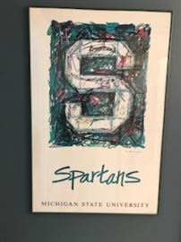 Framed Spartan print