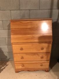 Slant top pine dresser/desk
