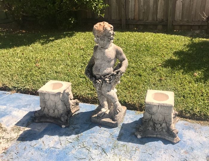 Cement Garden Statues