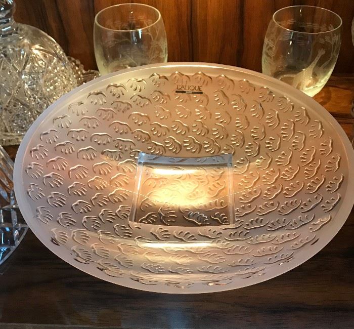 Lalique Footed Bowl