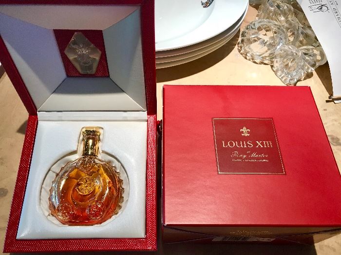 Brand new in box Remy Martin cognac in Baccarat bottle 