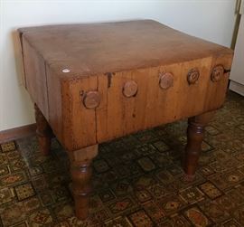 Antique Butcher Block