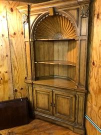 Hooker corner cabinet