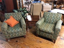 Like new club chairs, perfect for you home or reception room.