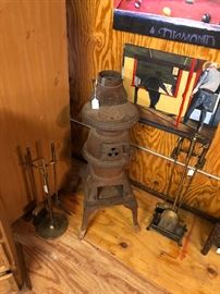 Cute pot belly stove for the lake house or cabin.