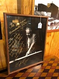 Signed Minnesota Fats picture.