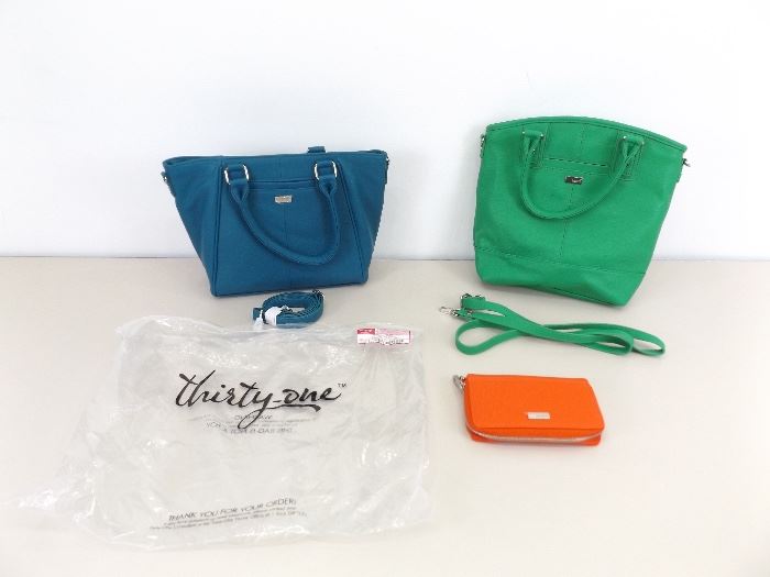3 NEW Thirty-One Jewell Purses and Wallet
