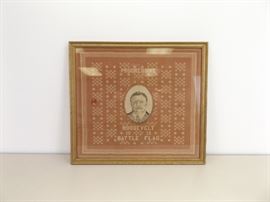 Authentic 1912 Progressive Roosevelt&nbsp;Framed Battle Flag
