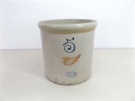 Antique Red Wing 5 Gallon Crock
