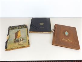 3 Antique/Vintage Scrap Books

