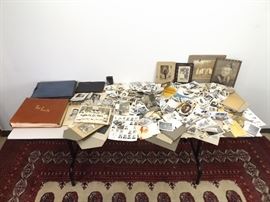 Large Tote Full of Antique/Vintage Black and White Photos
