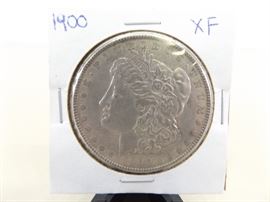1900 XF Morgan Silver Dollar

