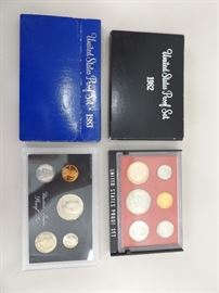 1982 & 1983 US Proof Sets
