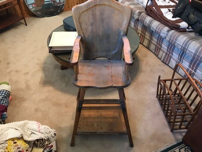 Antique high chair 