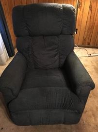 Fabric upholstery recliner