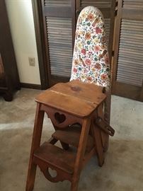 Old ironing board/stool