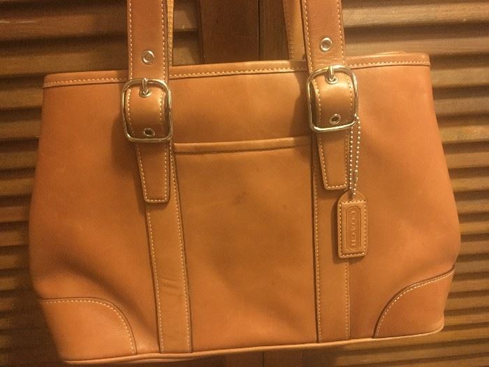 Coach leather bag, great condition