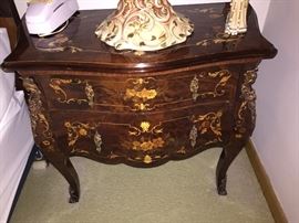 BEDROOM SET FROM ROMA FURNITURE - VENETIAN FRENCH IN-LAY&nbsp;