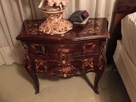 BEDROOM SET FROM ROMA FURNITURE - VENETIAN FRENCH IN-LAY&nbsp;