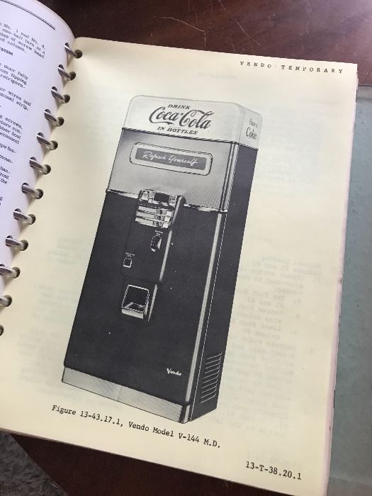 RARE!  Not only do we have one, but two!  Coca-Cola COOLER SERVICE MANUALS.  1956 AND 1958