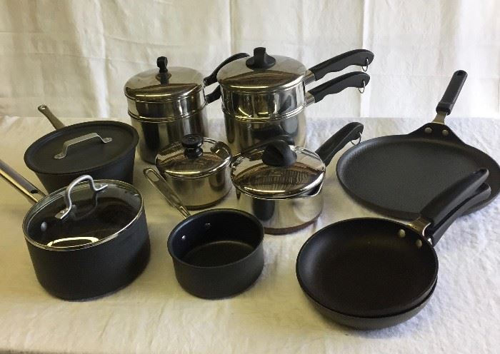 Sets for someone just starting out or individual pans for those of us needing a replacement.