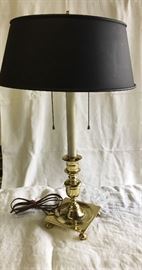 Colonial Williamsburg Virginia Metal Crafters Lamp; matches candle sticks