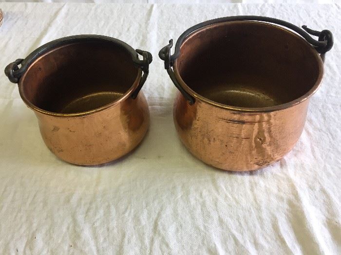 Awesome Copper Pots made in Turkey, nice sizes, very sturdy