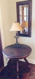 Very Nice Table Lamp and Mirror