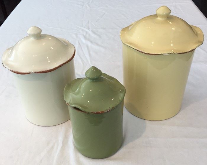 Plus VIETRI made in Italy - matching Canister Set