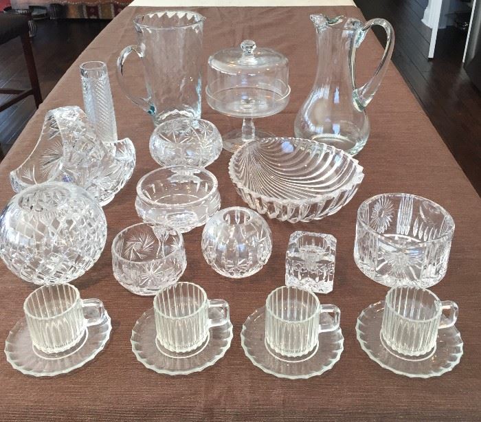Gorgeous Crystal Waterford, Poland, Sweden. If you need a Wedding gift, Birthday, Anniversary, or just to say I Love You, these Wonderful pieces are ready for you to take home.