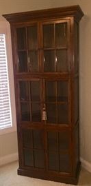 Wonderful Bookcase with Glass Doors